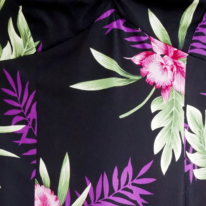 Midnight Black Molokini Hawaiian Dress - Made in Hawaii