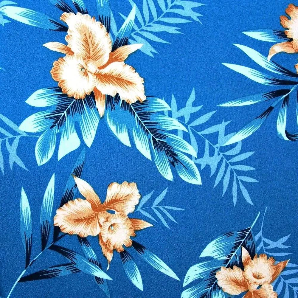 Midnight Blue Honi Hawaiian Dress - Made in Hawaii