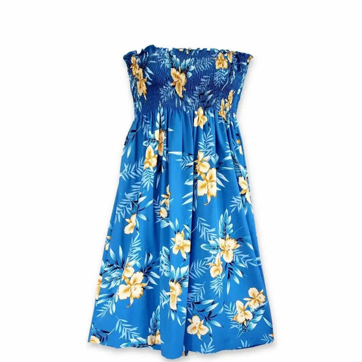 Midnight Blue Moonkiss Hawaiian Dress Made in Hawaii