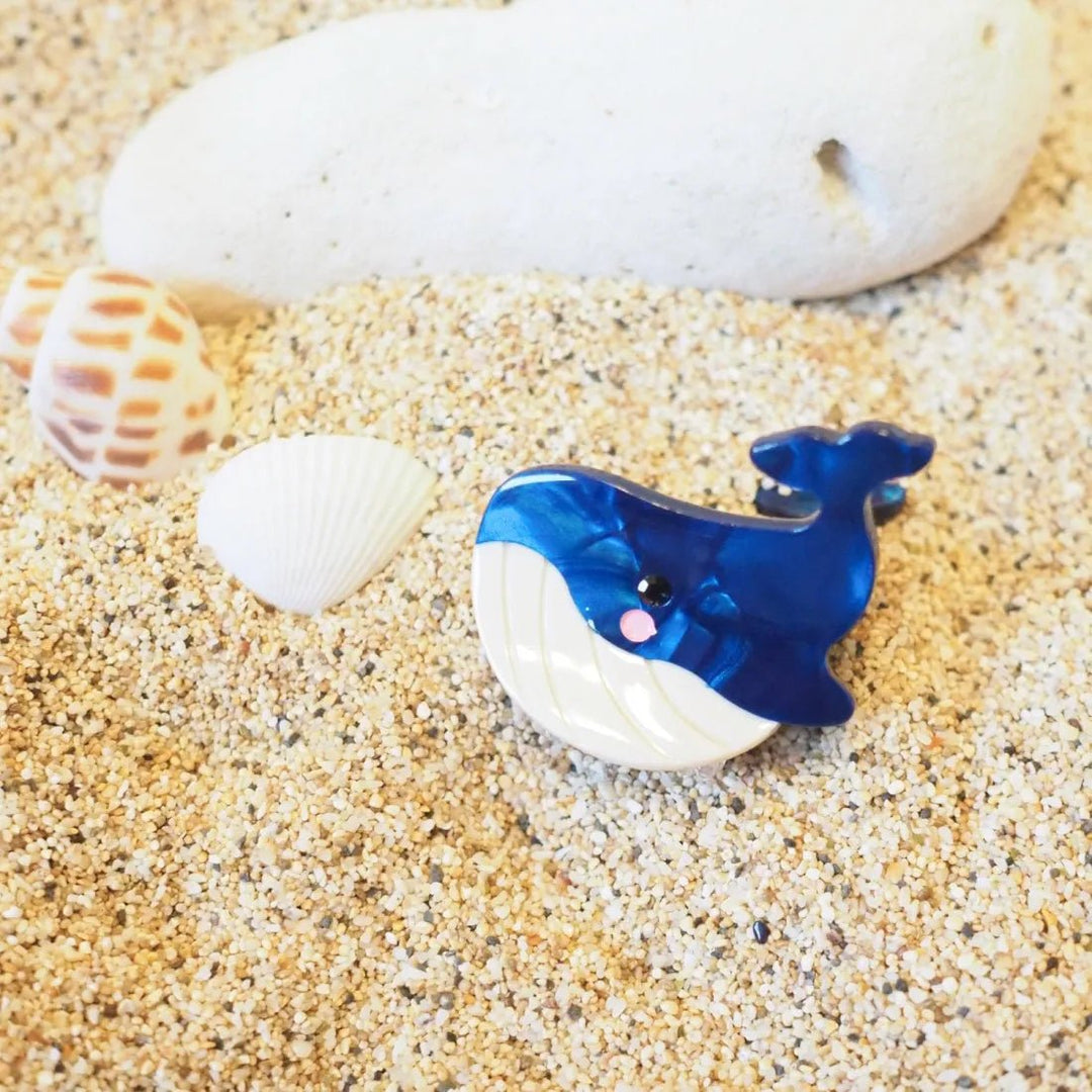 Mini Humpback Whale Hair Claw – Authentic Hawaiian Hair Accessories by Lavahut