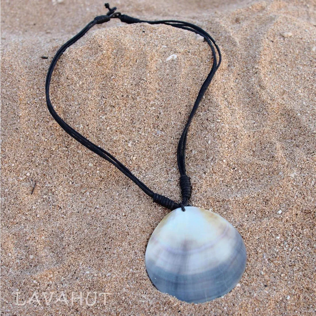 Moon Mother-of-pearl Hawaiian Necklace - Made in Hawaii