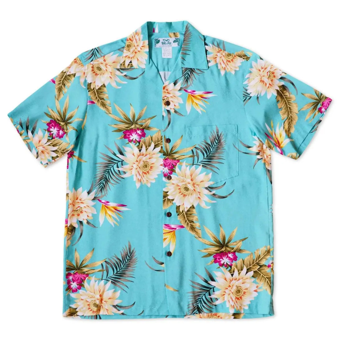 Mountain Green Hawaiian Rayon Shirt - Made In Hawaii