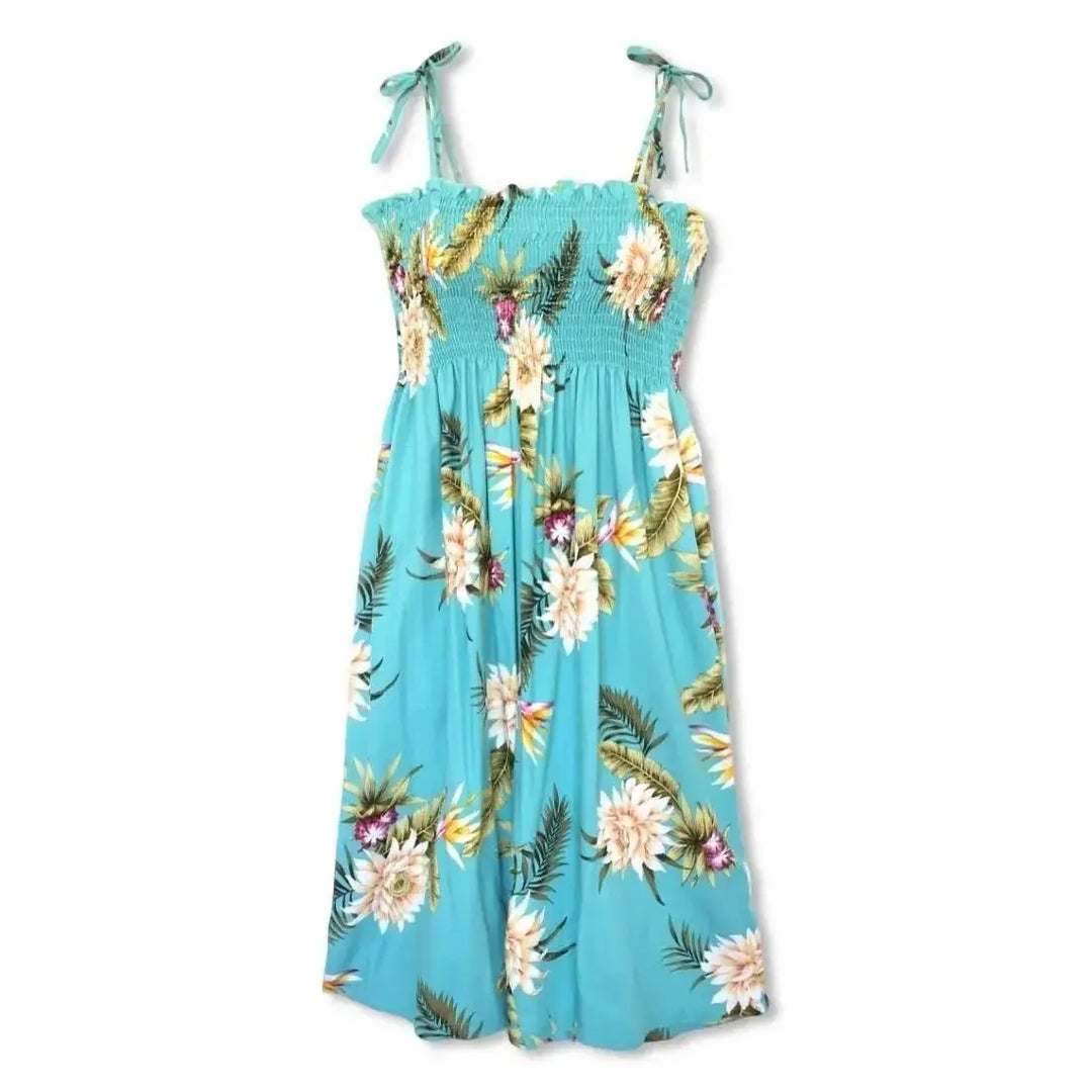 Mountain Green Moonkiss Hawaiian Dress - Made in Hawaii