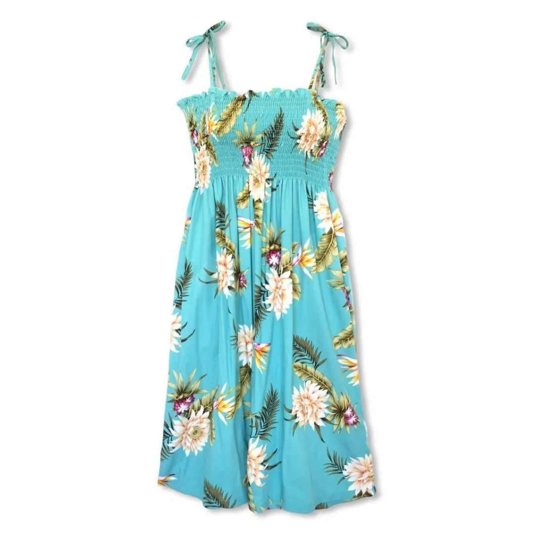 Mountain Green Moonkiss Hawaiian Dress - Made in Hawaii