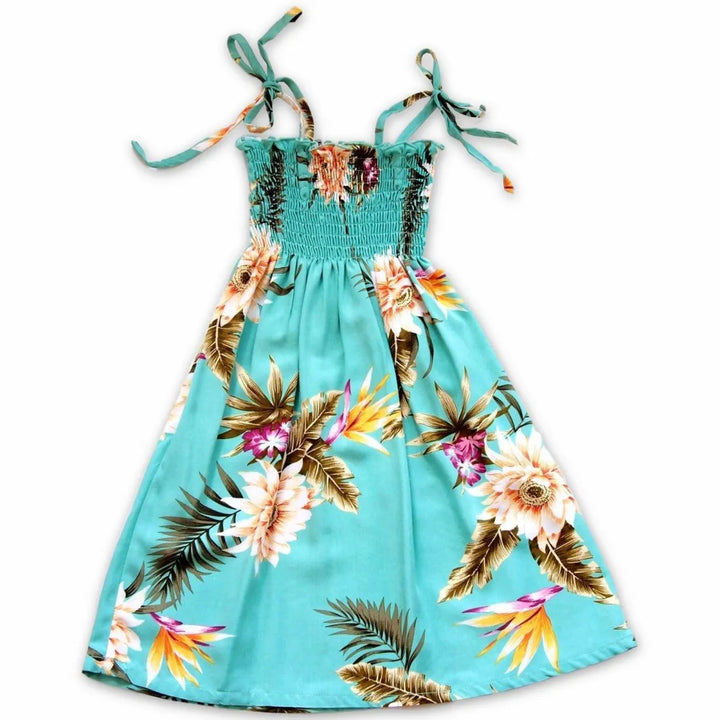 Mountain Green Sunkiss Hawaiian Girl Dress - Made in Hawaii