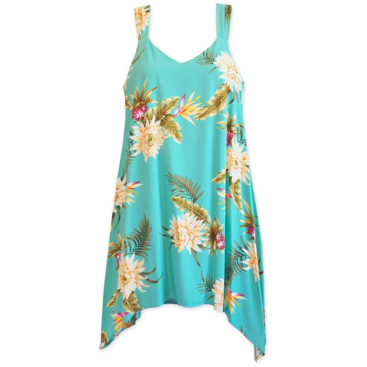 Mountain Green Swing Hawaiian Dress - Made in Hawaii