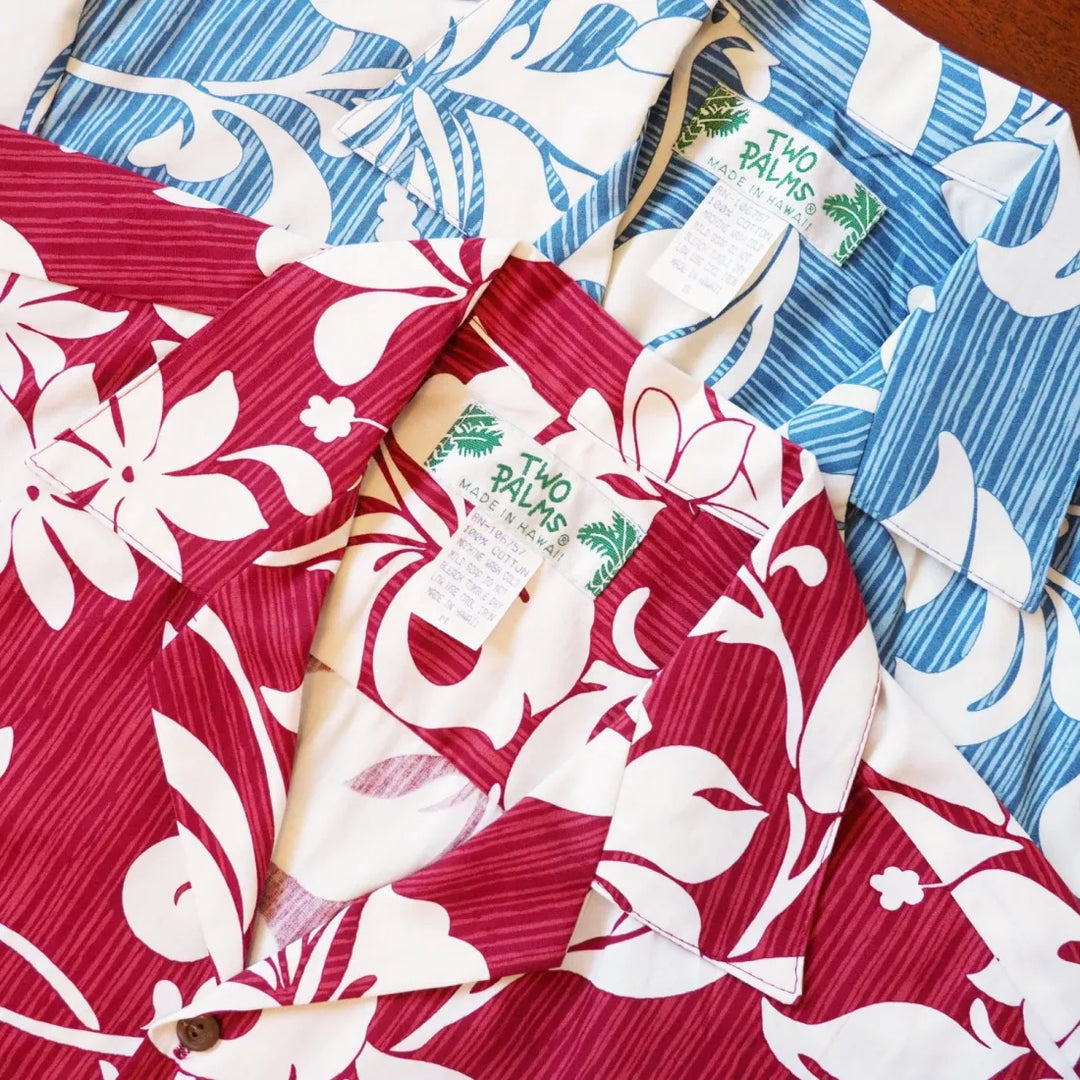 Nanakuli Blue Hawaiian Cotton Shirt - Made in Hawaii