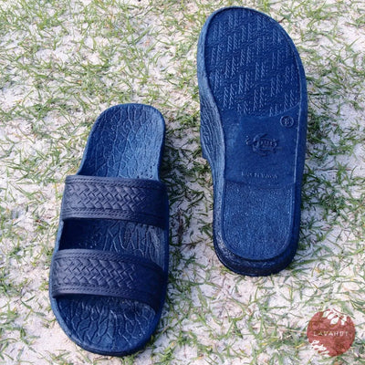 Navy Blue Classic Jandals® - Pali Hawaii Sandals Made