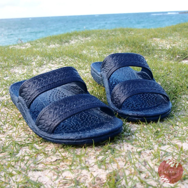 Navy Blue Classic Jandals® - Pali Hawaii Sandals - Made in Hawaii