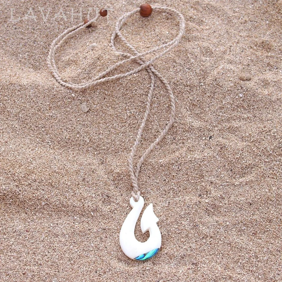 North Shore Fish Hook Hawaiian Necklace - Made in Hawaii