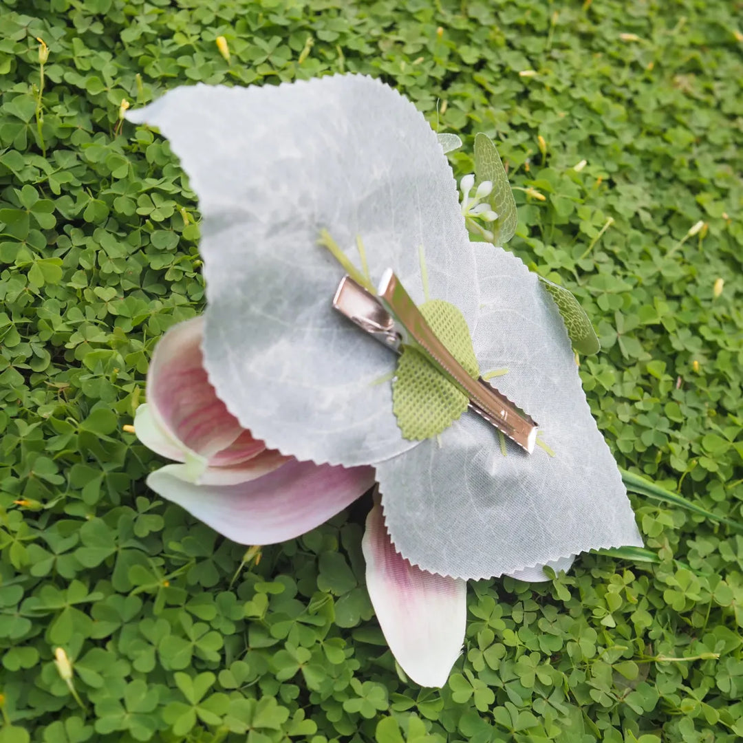 ?OKika Nani Green Flower Hair Clip - Made in Hawaii