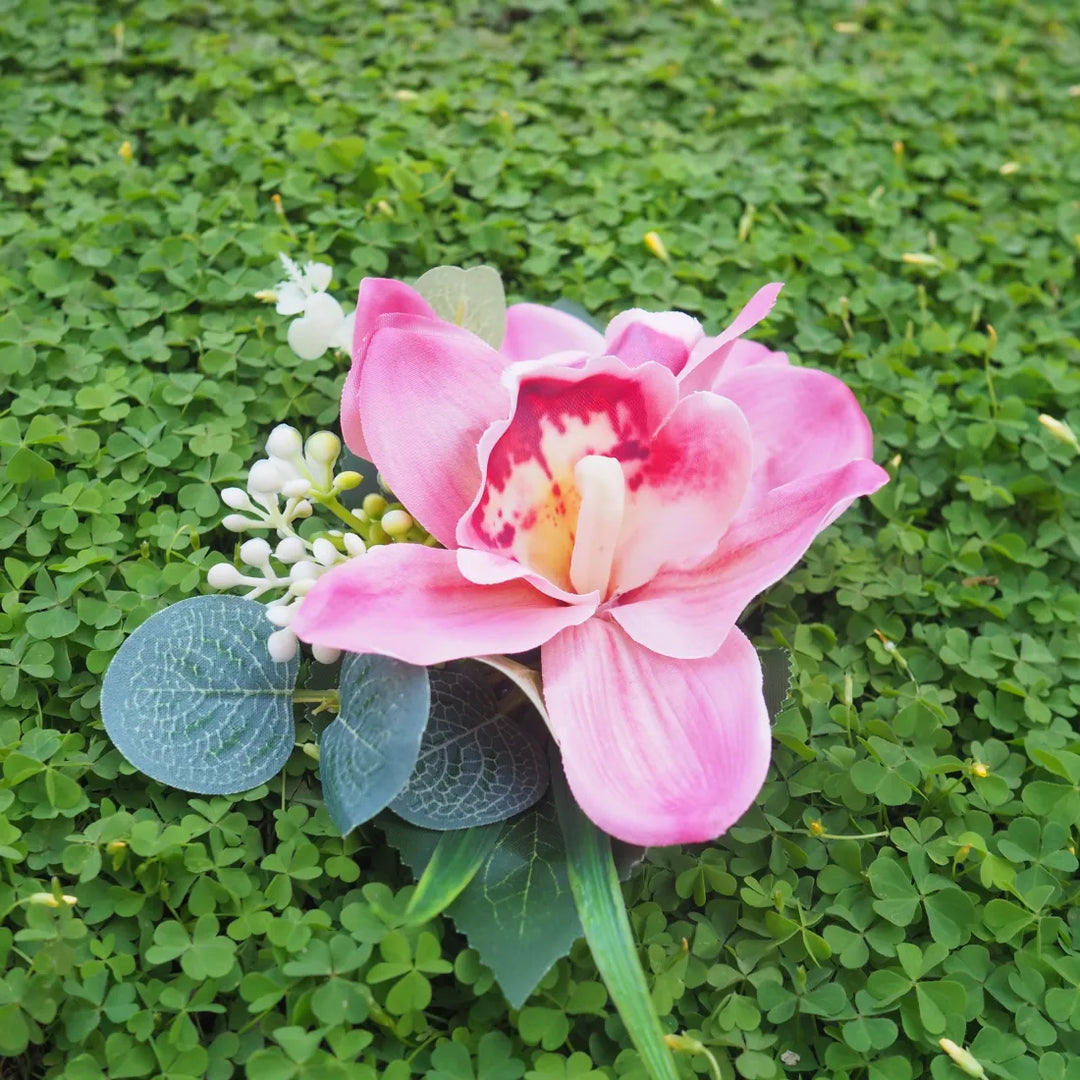 ?OKika Nani Pink Flower Hair Clip - Made in Hawaii