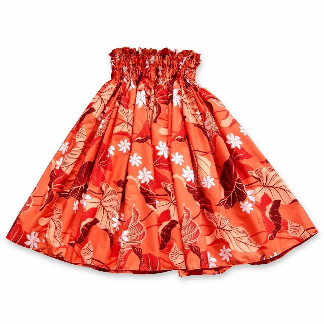 Orange Punch Single Pa’u Hawaiian Hula Skirt - Made In Hawaii