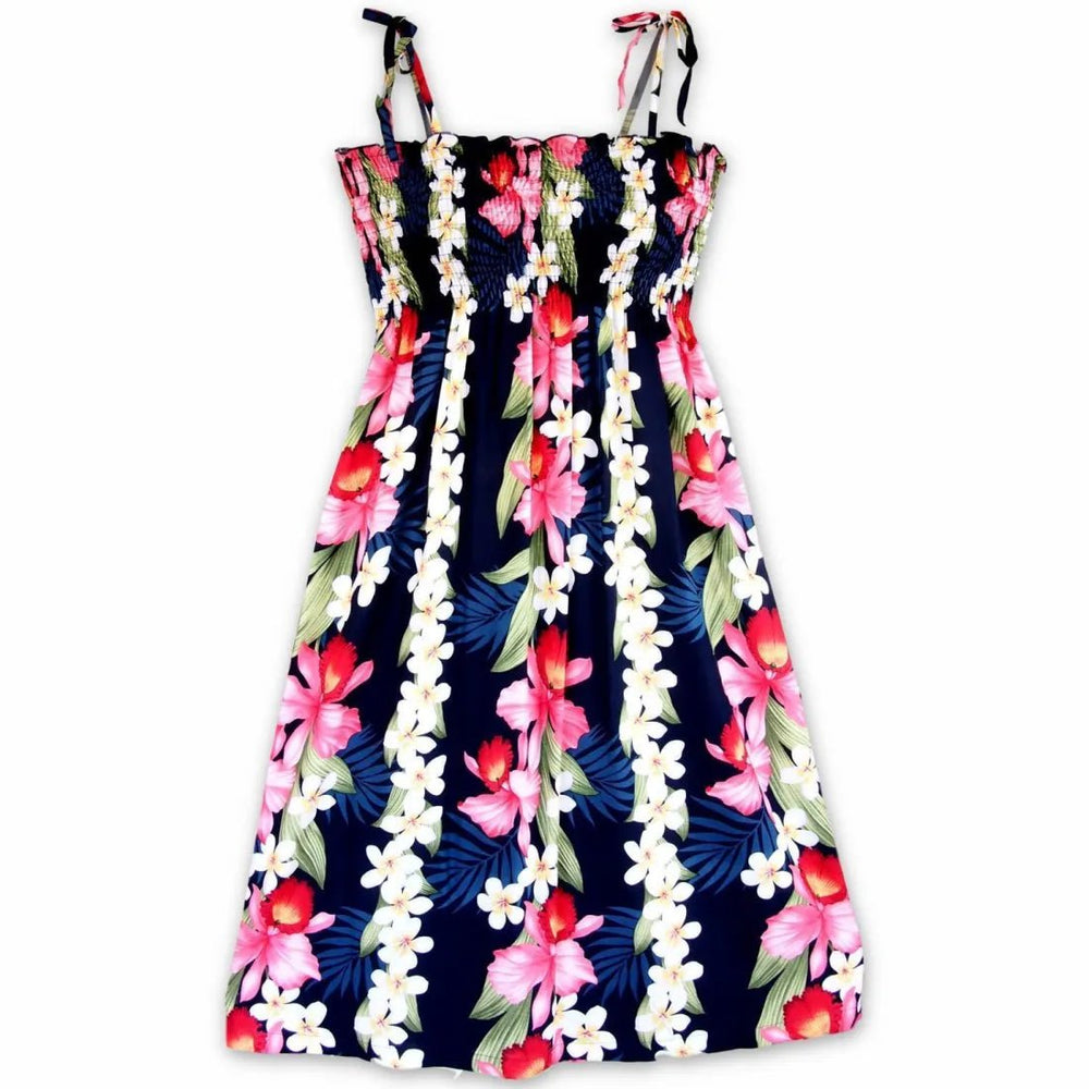 Orchid Play Blue Moonkiss Hawaiian Dress – Authentic Hawaiian Short Dresses by Lavahut