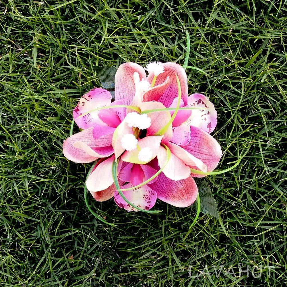 Orchid Wonder Blush Hawaiian Flower Hair Clip - Made in Hawaii