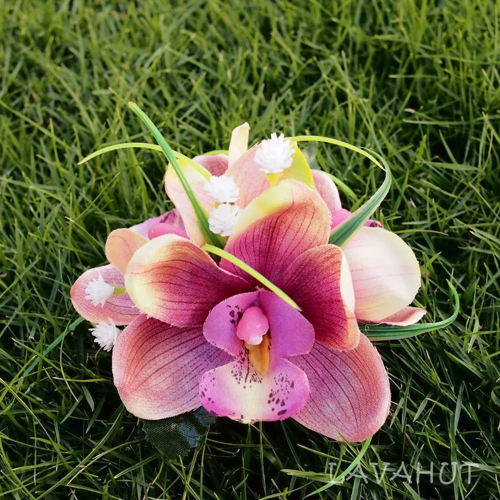 Orchid Wonder Blush Hawaiian Flower Hair Clip - Made in Hawaii