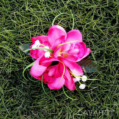 Orchid Wonder Pink Hawaiian Flower Hair Clip - Made In Hawaii