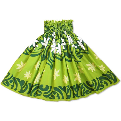 Pali Green Single Pa’u Hawaiian Hula Skirt - Made In Hawaii