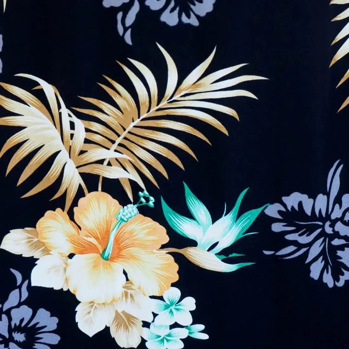 Passion Black Laka Hawaiian Dress Made in Hawaii