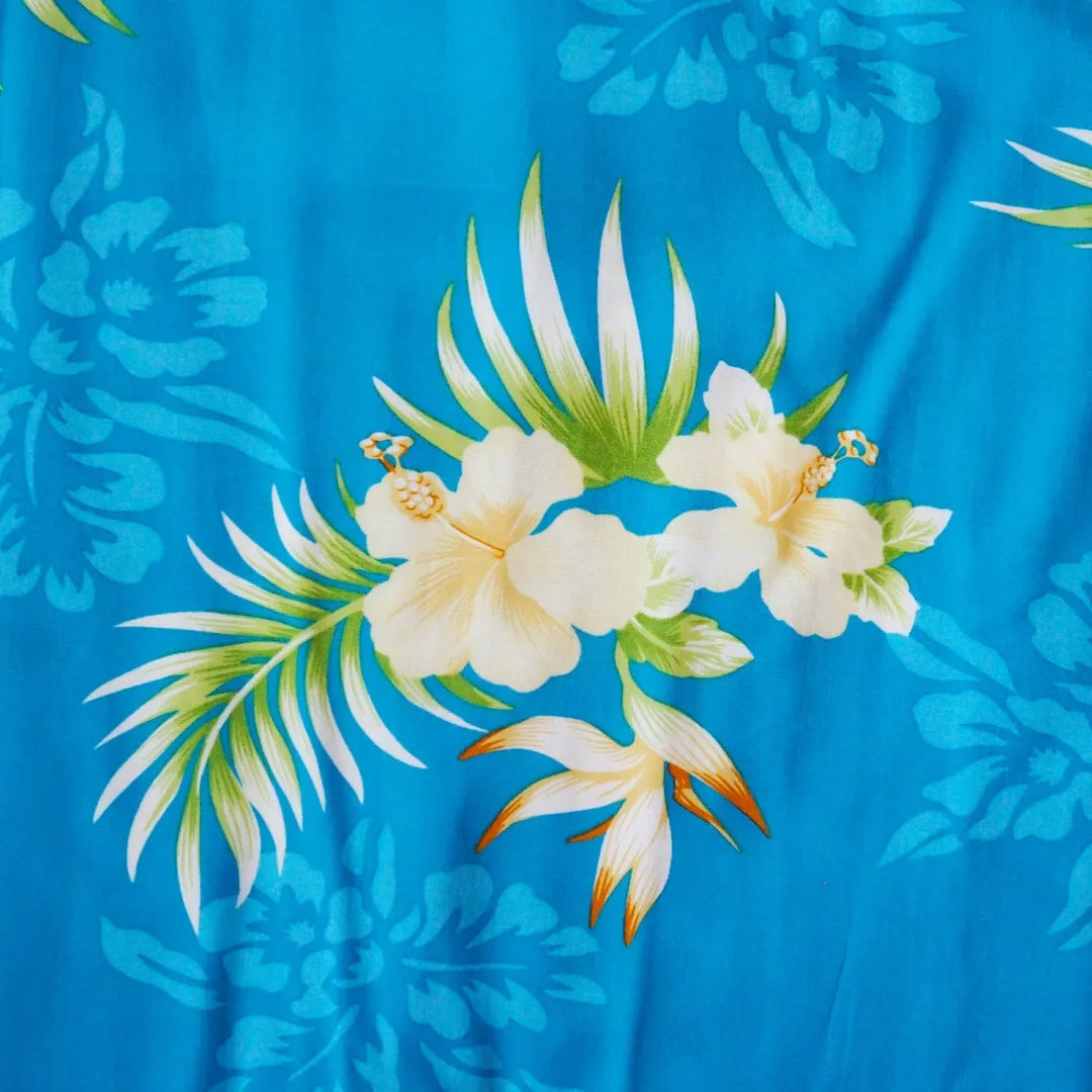 Passion Blue Akua Hawaiian Halter Dress - Made in Hawaii