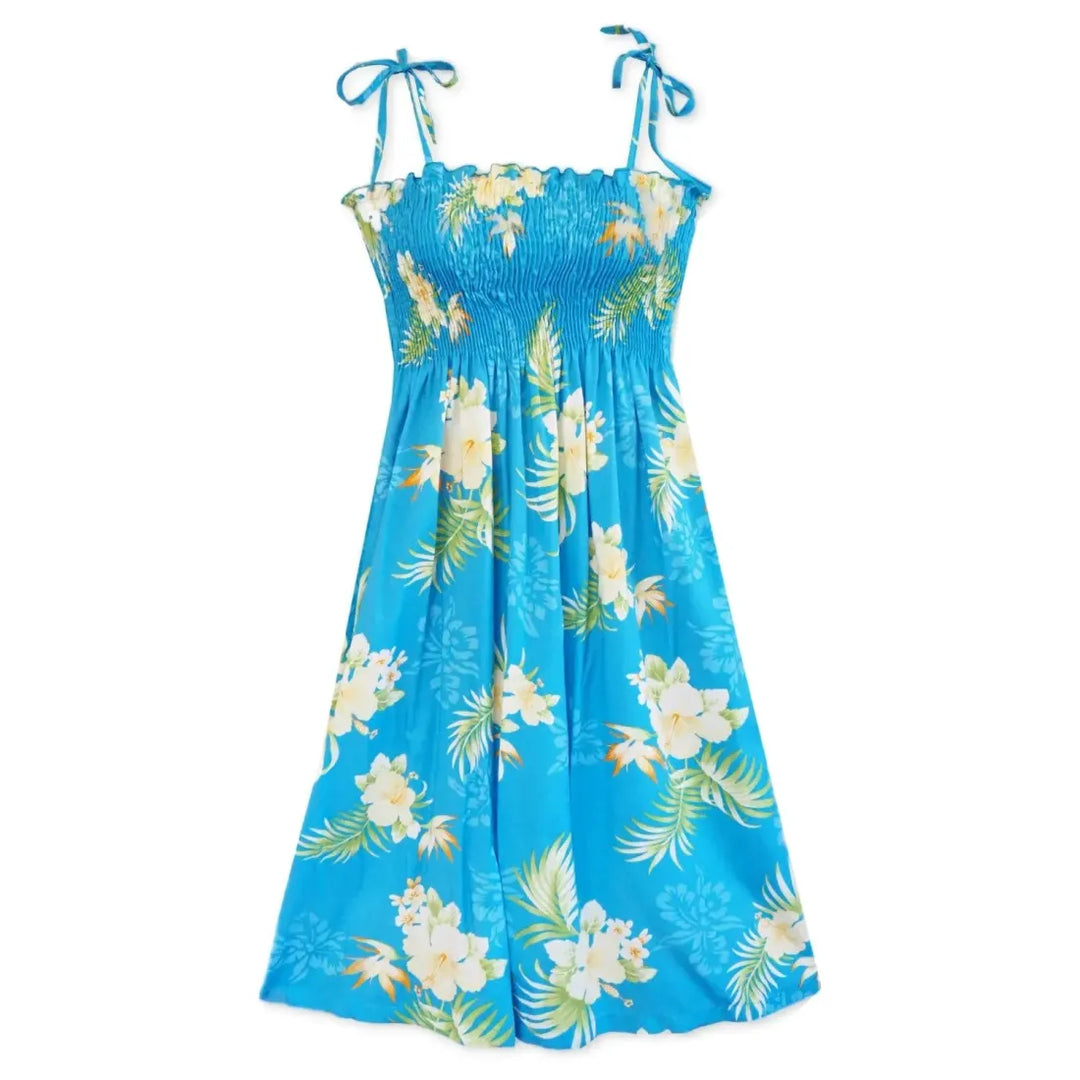 Passion Blue Moonkiss Hawaiian Dress - Made in Hawaii