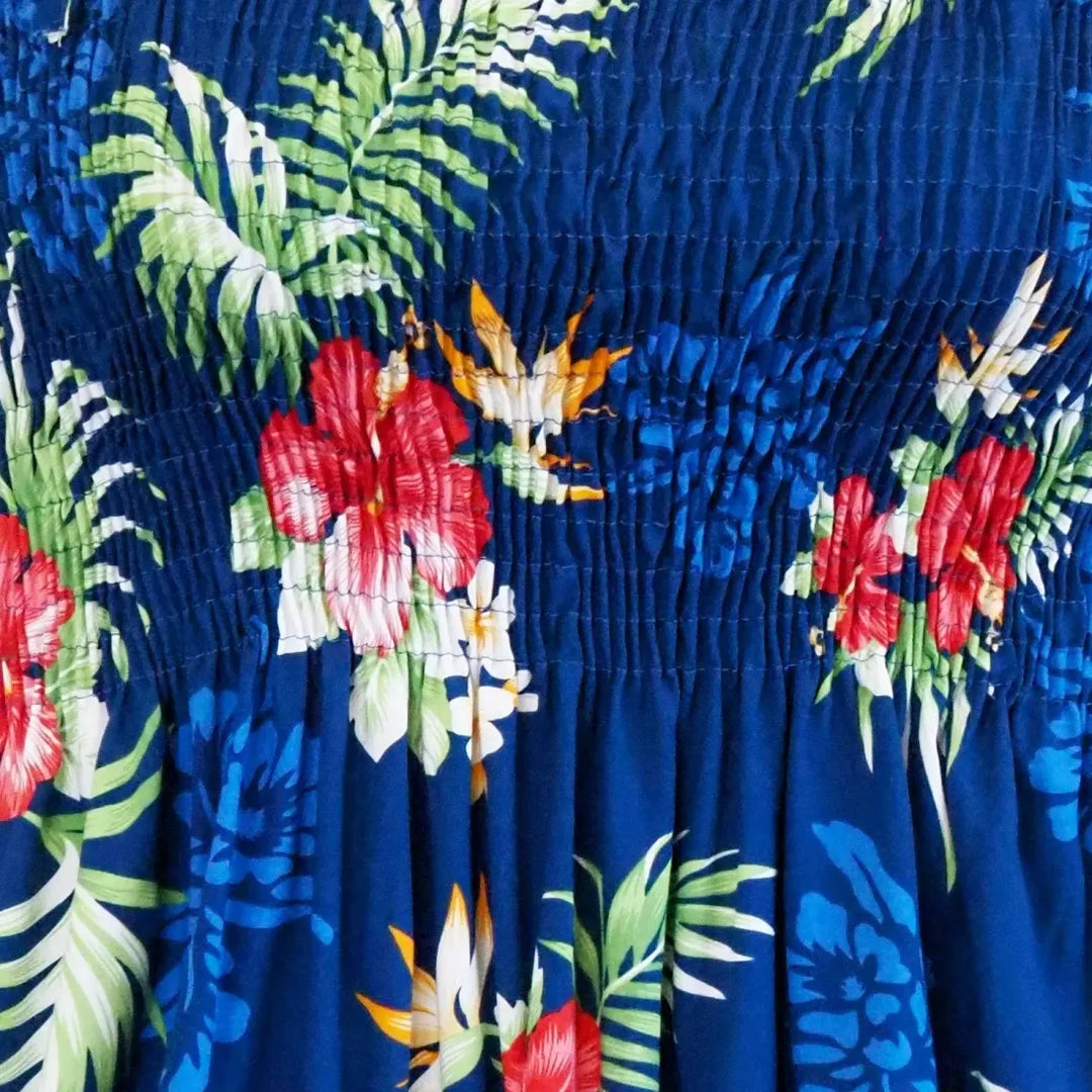 Passion Navy Blue Moonkiss Hawaiian Dress - Made in Hawaii