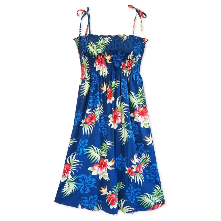 Passion Navy Blue Moonkiss Hawaiian Dress - Made in Hawaii