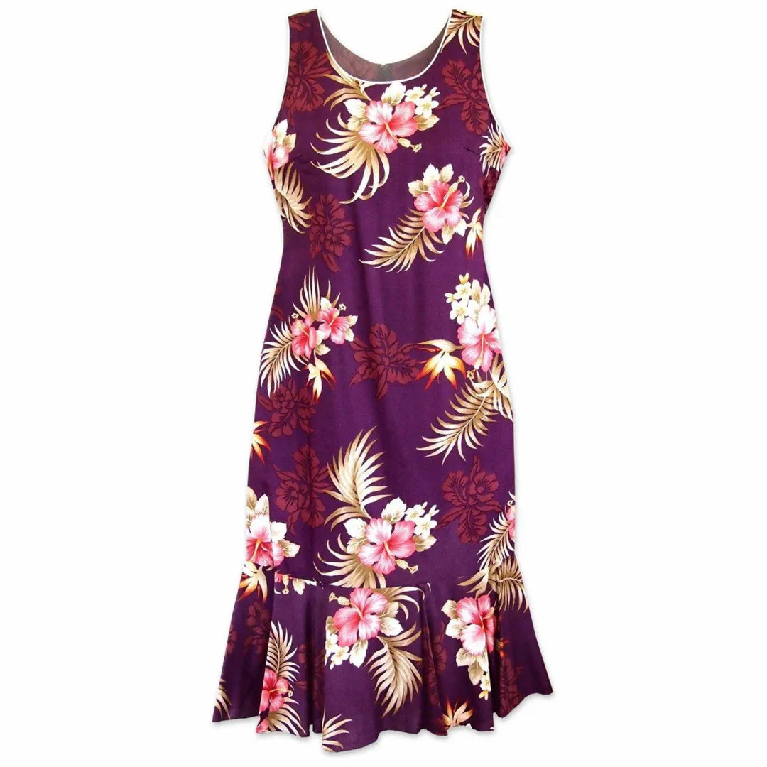 Passion Purple Hana Aloha Hawaiian Dress - Made in Hawaii