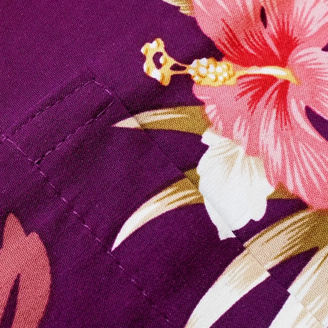 Passion Purple Hawaiian Rayon Shirt - Made in Hawaii