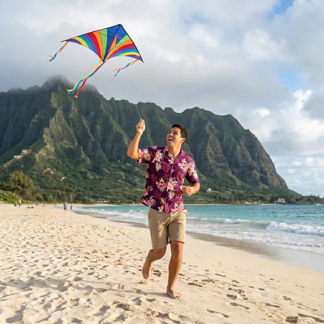 Passion Purple Hawaiian Rayon Shirt - Made in Hawaii