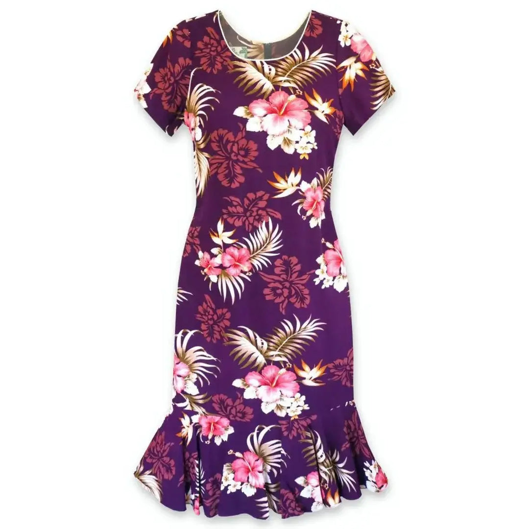 Passion Purple Laka Hawaiian Dress Made in Hawaii