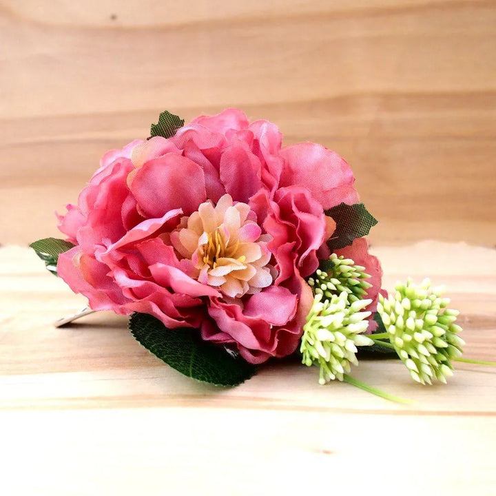 Peony Paeony Hawaiian Flower Hair Clip - Made in Hawaii