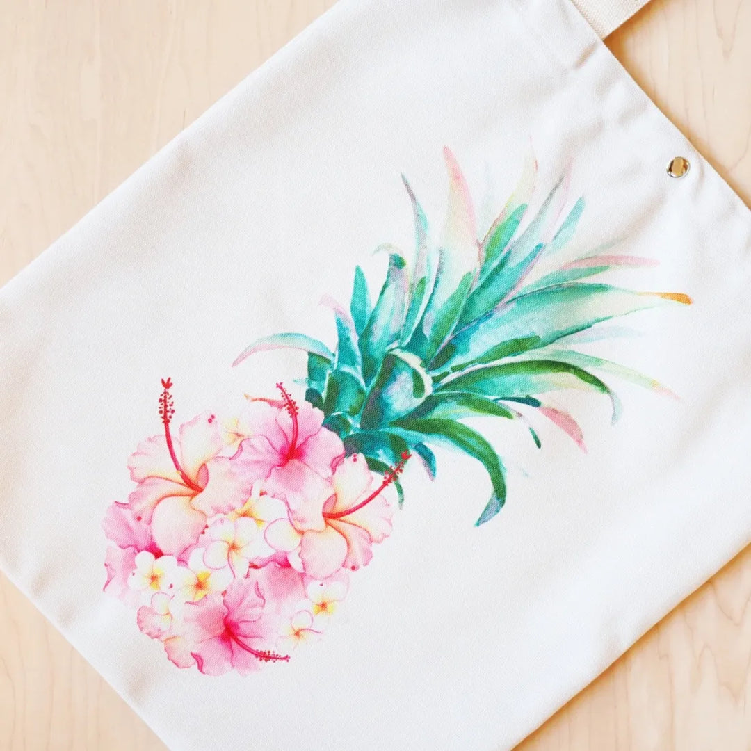 Pineapple Eco Canvas Bag - Made in Hawaii