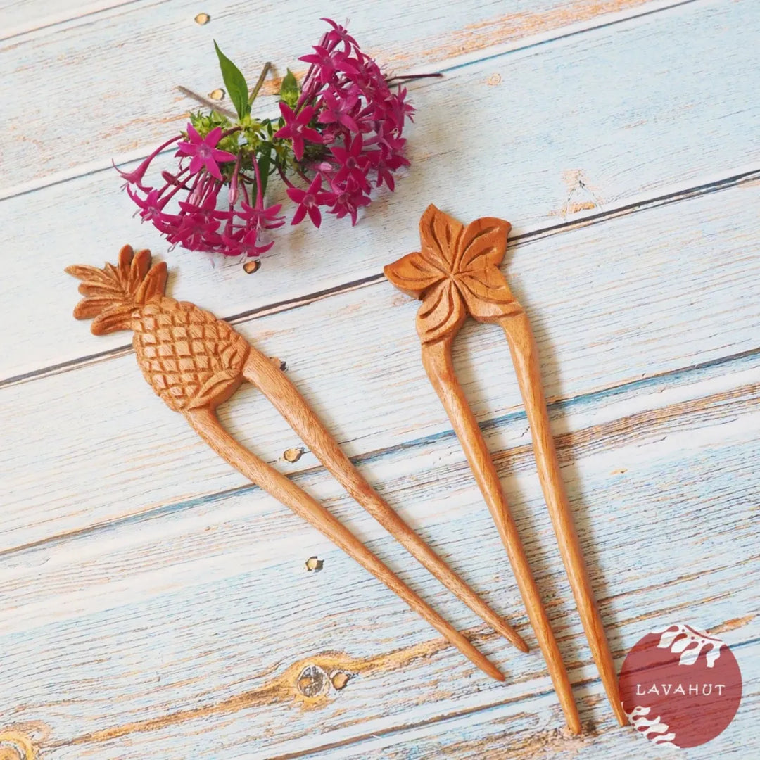 Pineapple Hair Bun Stick - Made in Hawaii