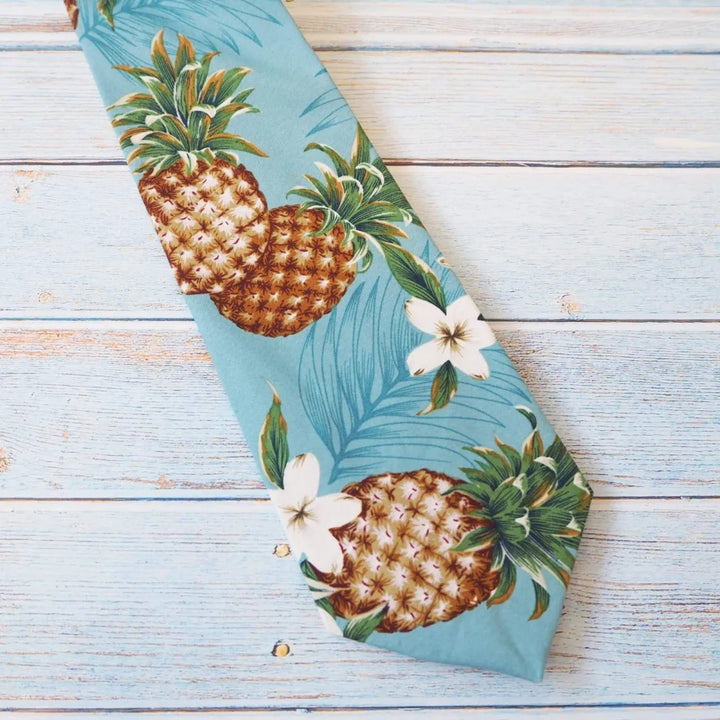 Pineapple King Hawaiian Necktie - Made in Hawaii