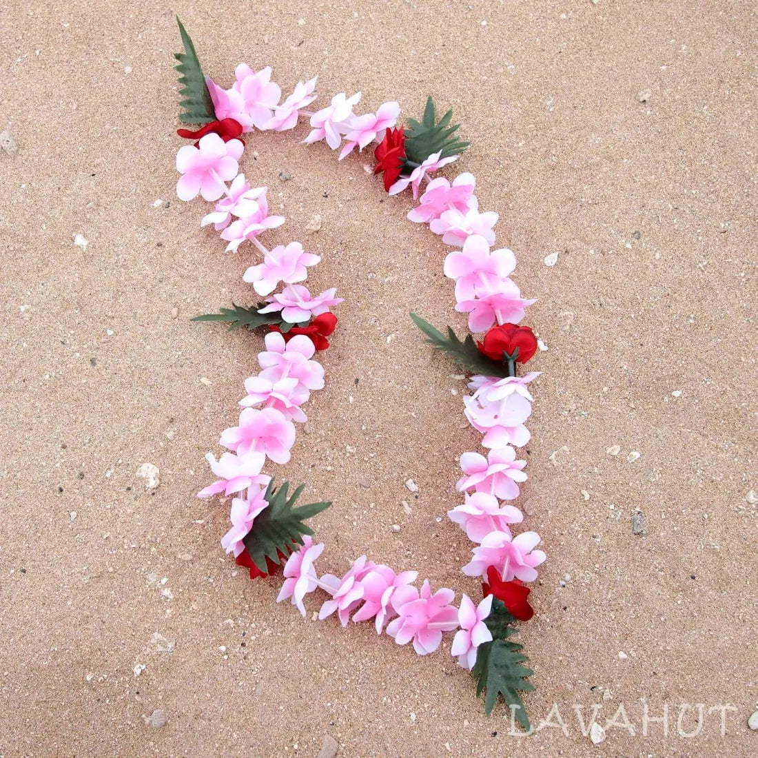 Pink Hawaiian Keiki Flower Lei - Made In Hawaii