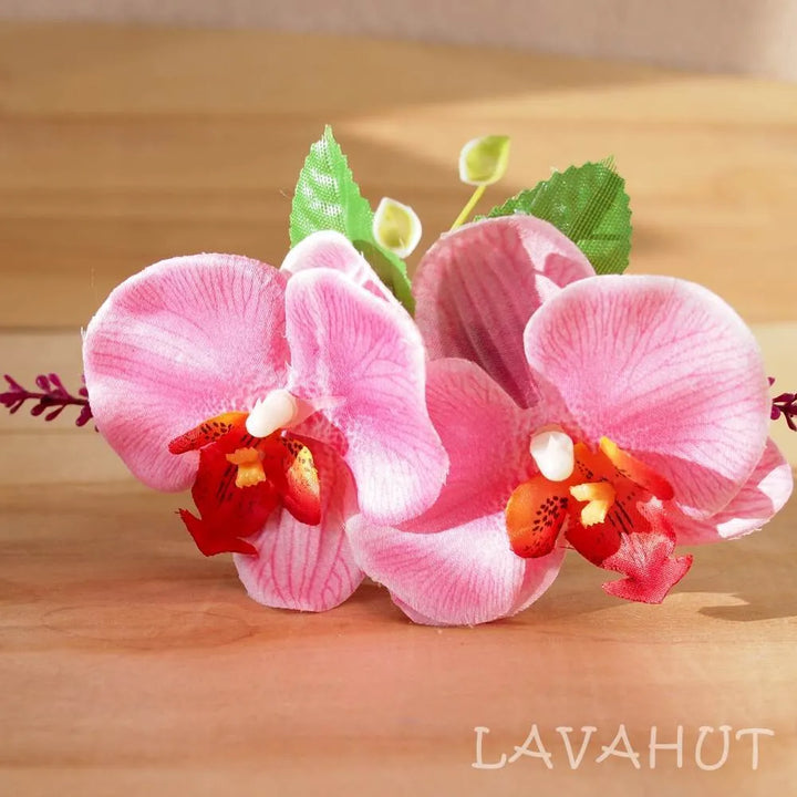 Pink Orchid Joy Hawaiian Hair Comb - Made in Hawaii