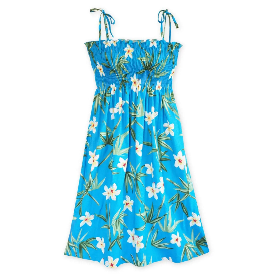 Pipiwai Blue Moonkiss Hawaiian Dress - Made in Hawaii