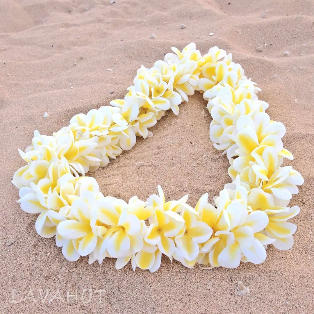 Plumeria Garden Hawaiian Flower Lei - Made in Hawaii