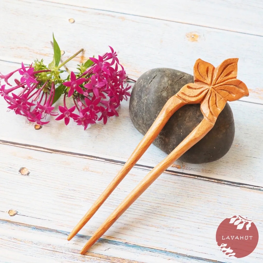 Plumeria Hair Bun Stick - Made in Hawaii