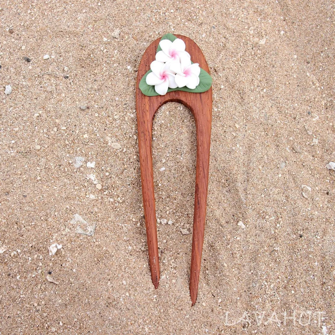 Plumeria Hair Bun Stick - Made in Hawaii