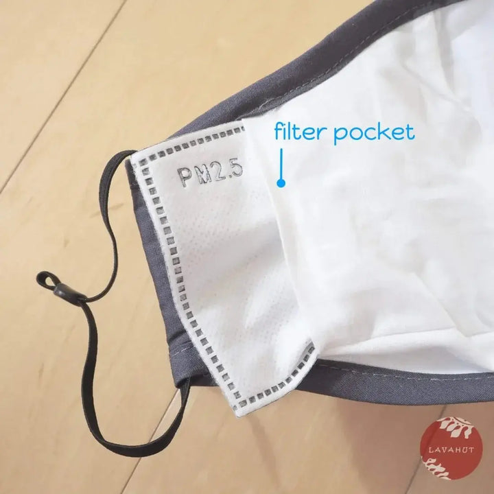 Pm 2.5 Respirator Face Mask • Gray (black Valve) - Made in Hawaii