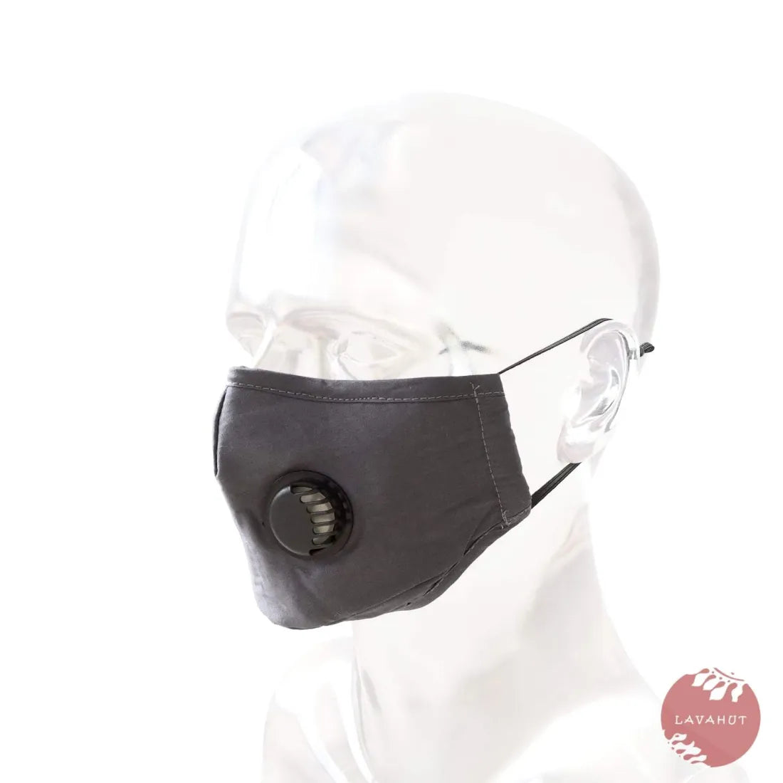 Pm 2.5 Respirator Face Mask • Gray (black Valve) - Made In Hawaii