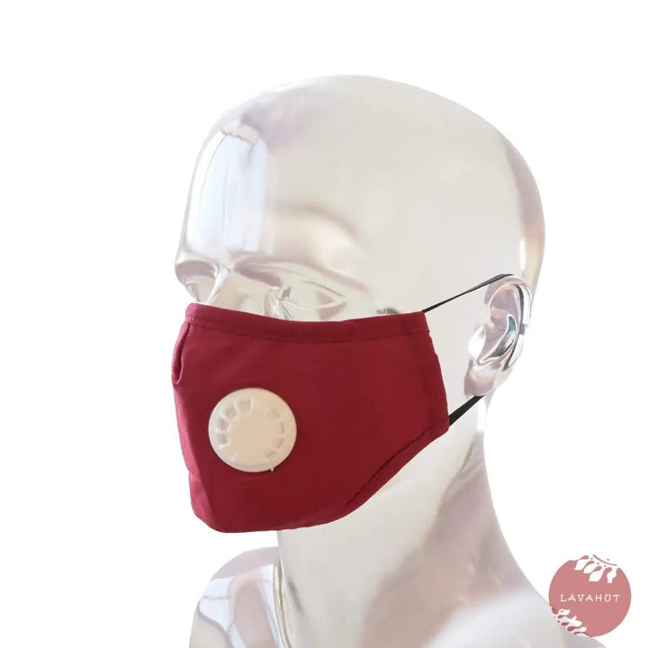 PM 2.5 Respirator Face Mask • RED – Authentic Hawaiian Face Mask by Lavahut