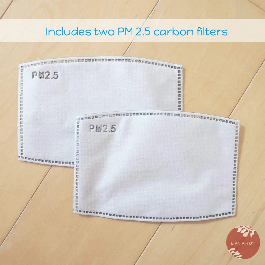 PM 2.5 Respirator Face Mask • RED – Authentic Hawaiian Face Mask by Lavahut