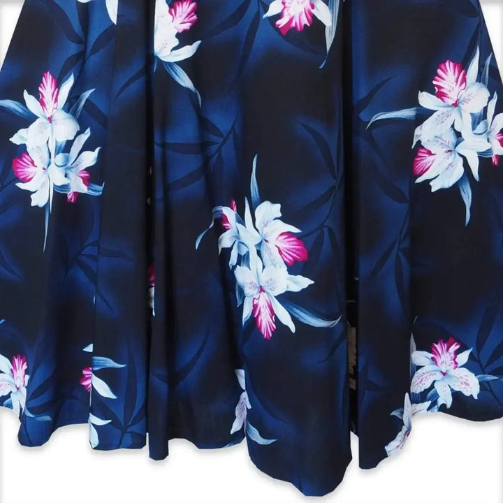 Poipu Grey Molokini Hawaiian Dress Made in Hawaii