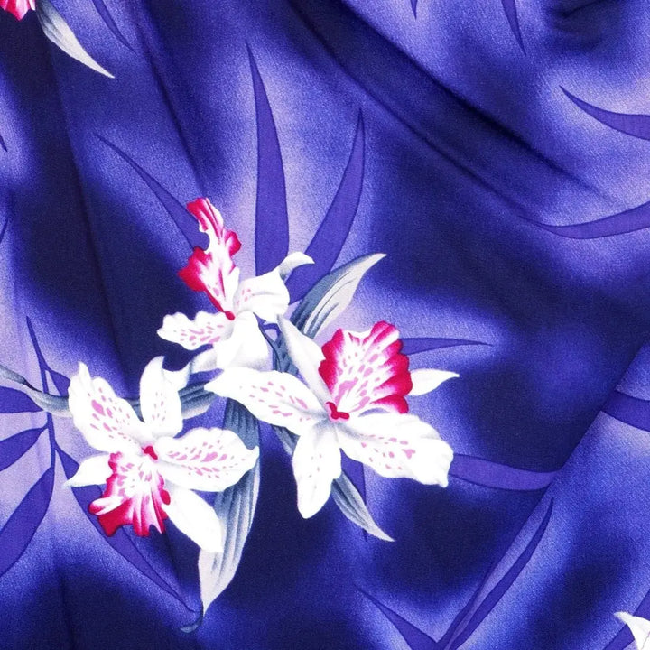 Poipu Purple Honi Hawaiian Dress Made in Hawaii