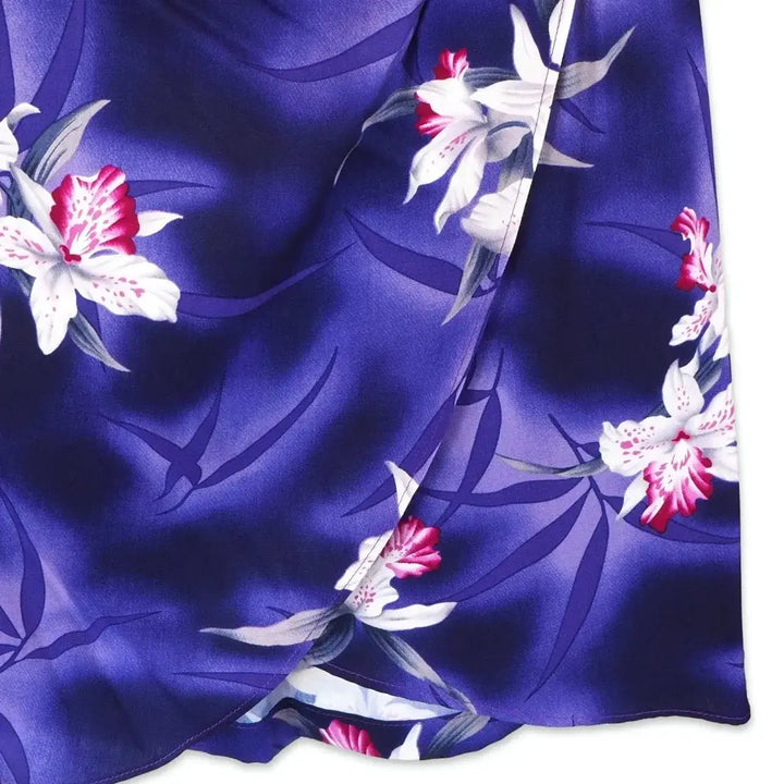 Poipu Purple Honi Hawaiian Dress Made in Hawaii