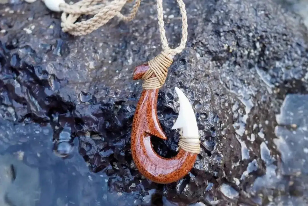 Kaena Fish Hook Necklace - Made in Hawaii