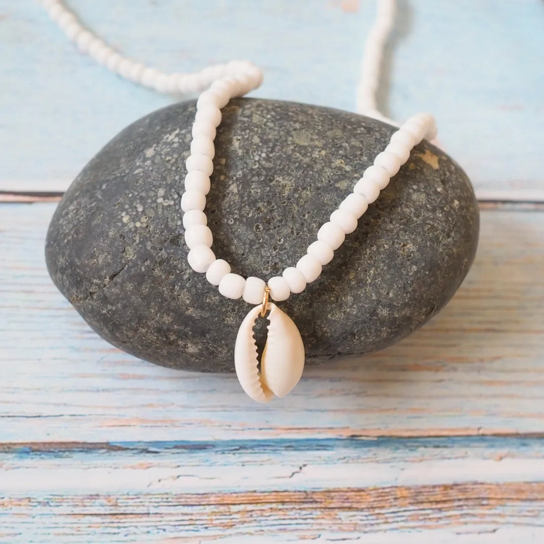 Po’olenalena Layered Seashell Necklace - Made in Hawaii